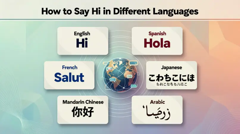 How to Say Hi in Different Languages