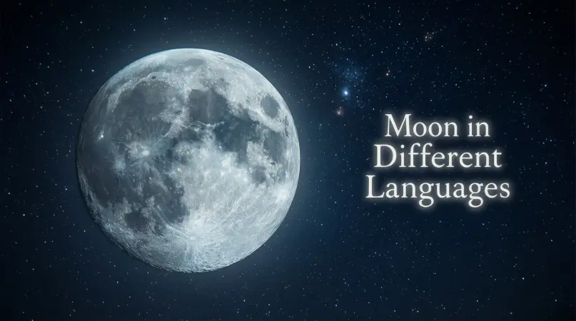 Moon in Different Languages