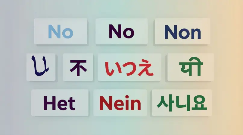 no-in-different-languages