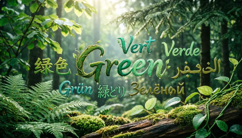 Green in Different Languages