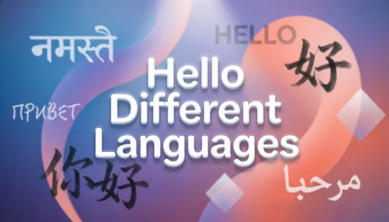Hello Different Languages