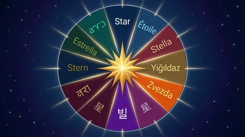 Star in Different Languages
