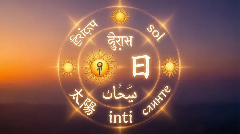 Sun in Different Languages