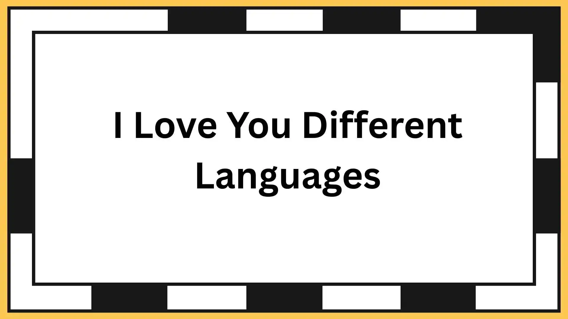 Ice in Different Languages