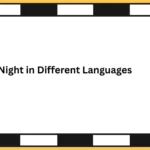 Night in Different Languages
