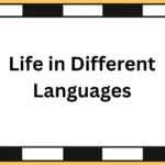 Life in Different Languages